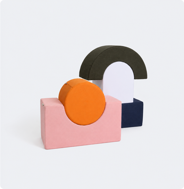 ZIRKUS / Moos orange / 5-teilig