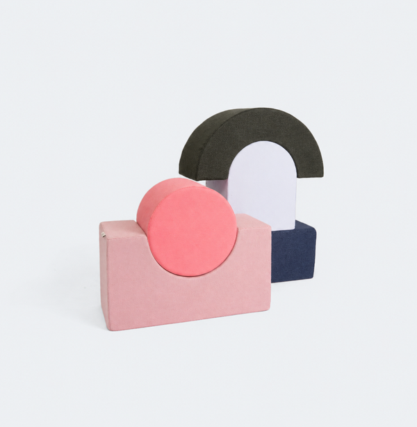ZIRKUS / Moos pink / 5-teilig
