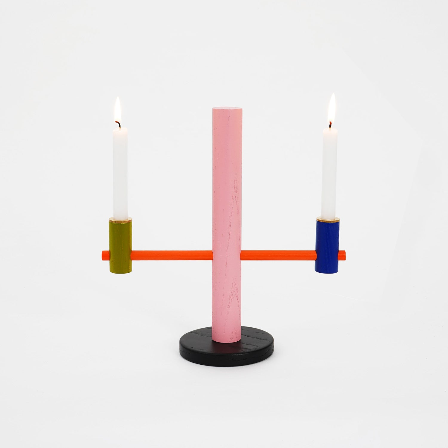 KAITEKI – Candle Holder / Pink Symmetrical