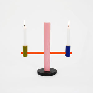 KAITEKI – Candle Holder / Pink Symmetrical
